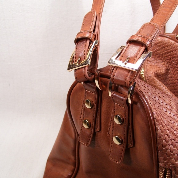 Extra Large Faux Leather Satchel - Picture 3 of 8